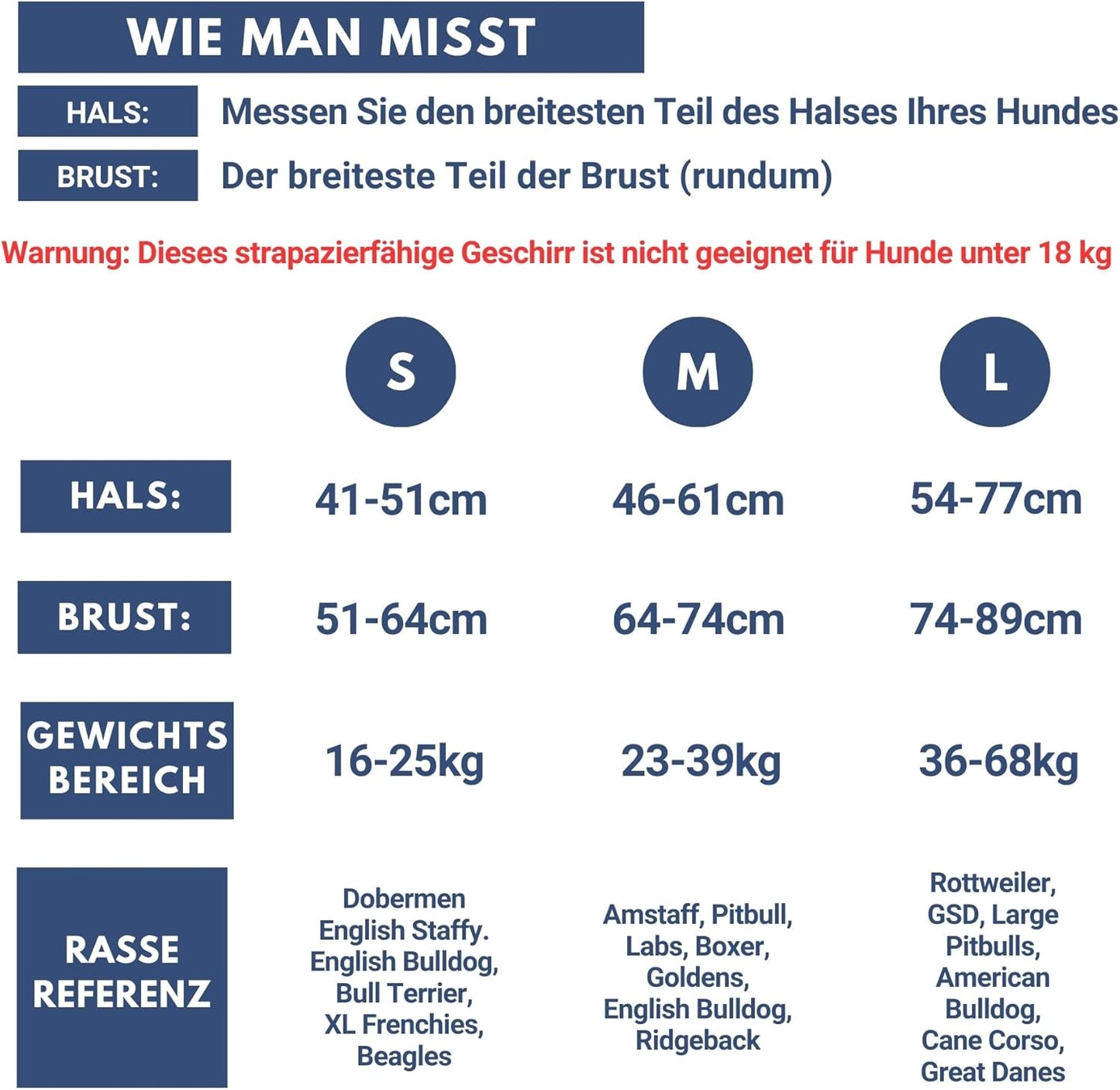 No Pull Hundegeschirr für grosse Hunde (16-25 kg), S [16-25kg] Grün