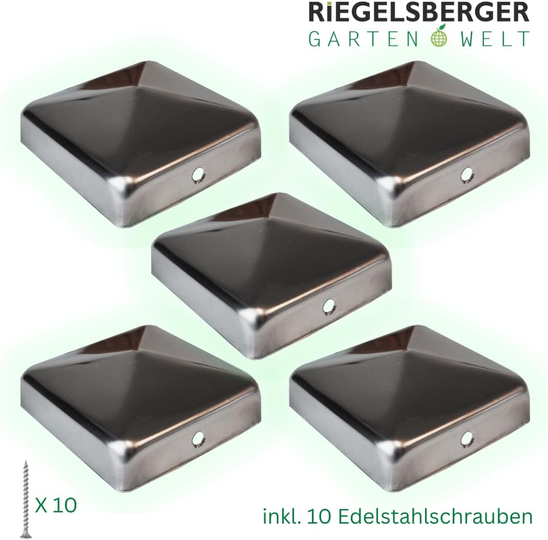 5er-Set Pfostenkappen, 5 71x71 mm