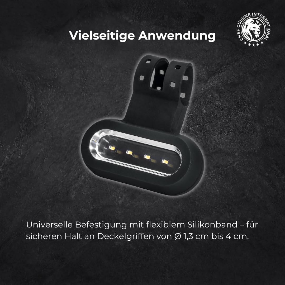 LED Grillbeleuchtung mit drei Helligkeitsstufen