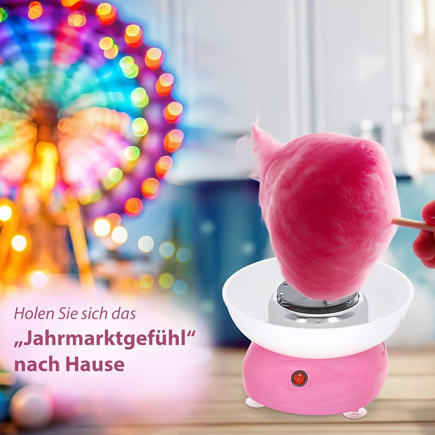 Zuckerwatte Maschine für Zuhause 27x16cm