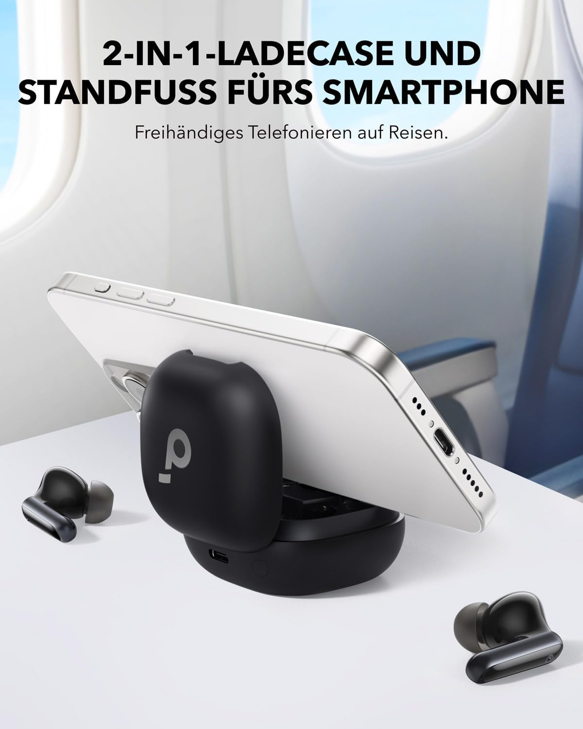 Wireless Earbuds P40i, Schwarz