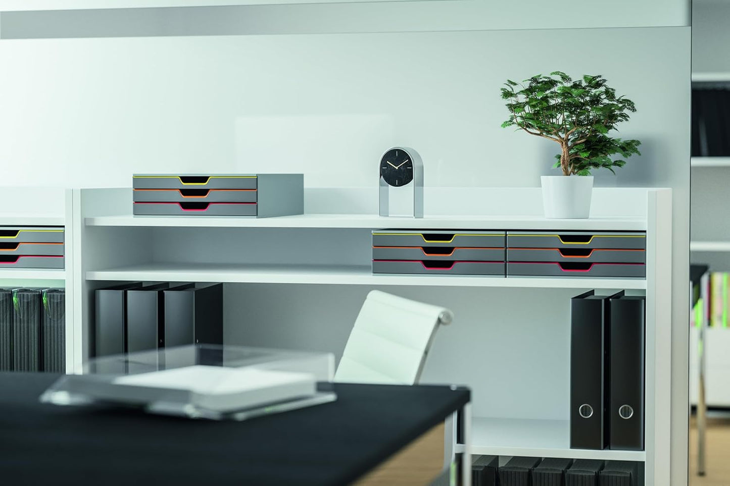 Schubladenbox Varicolor mit 3 Ablagefächern, 3 Fächer
