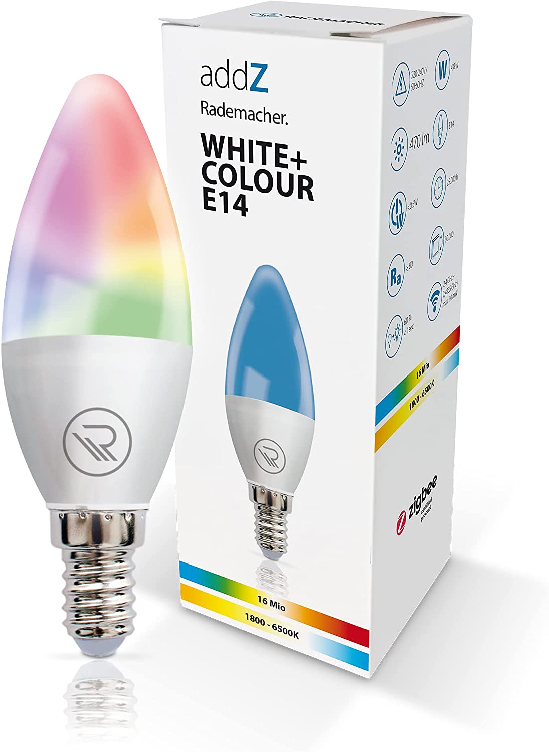 addZ White + Colour E14 LED, LED-Lampe, RADEMACHER E14 - Kerze