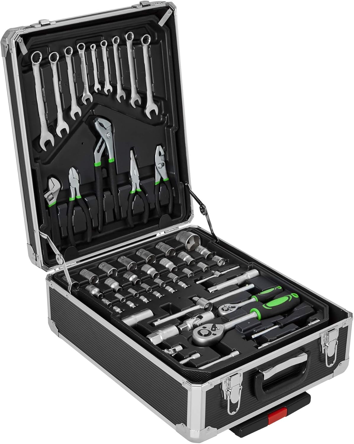 Werkzeugtrolley 1200-teiliges Set mit Teleskopgriff