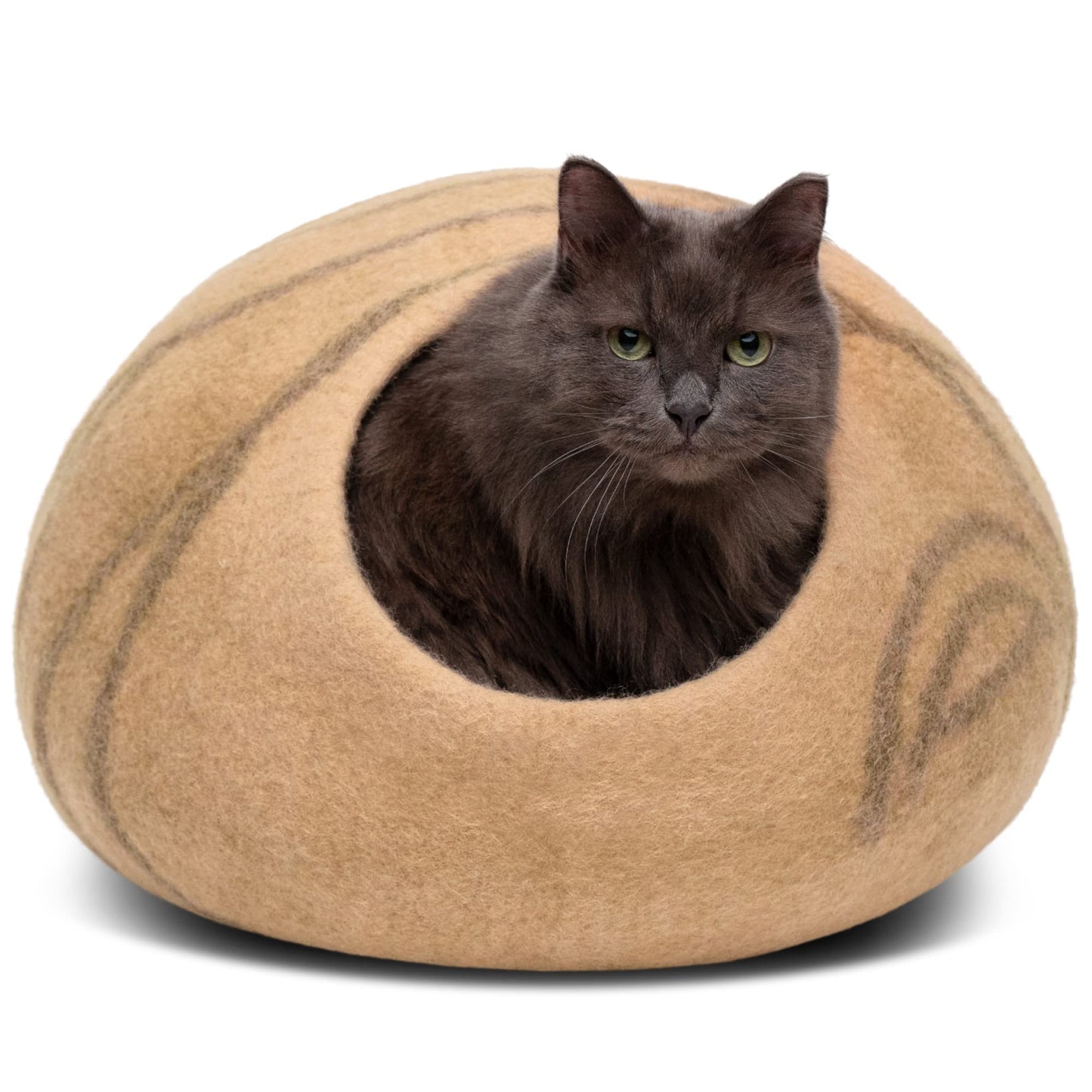 Schützende Katzenhöhle, Beige L