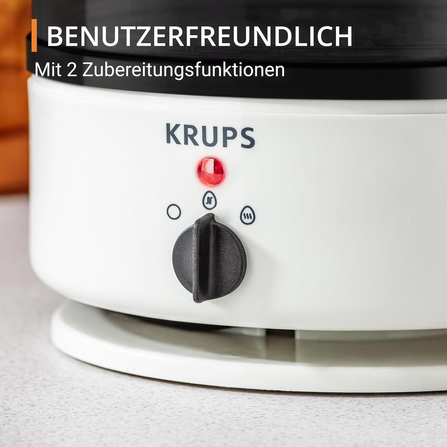 Ovomat Super Eierkocher mit Warmhaltefunktion, Weiss/Schwarz