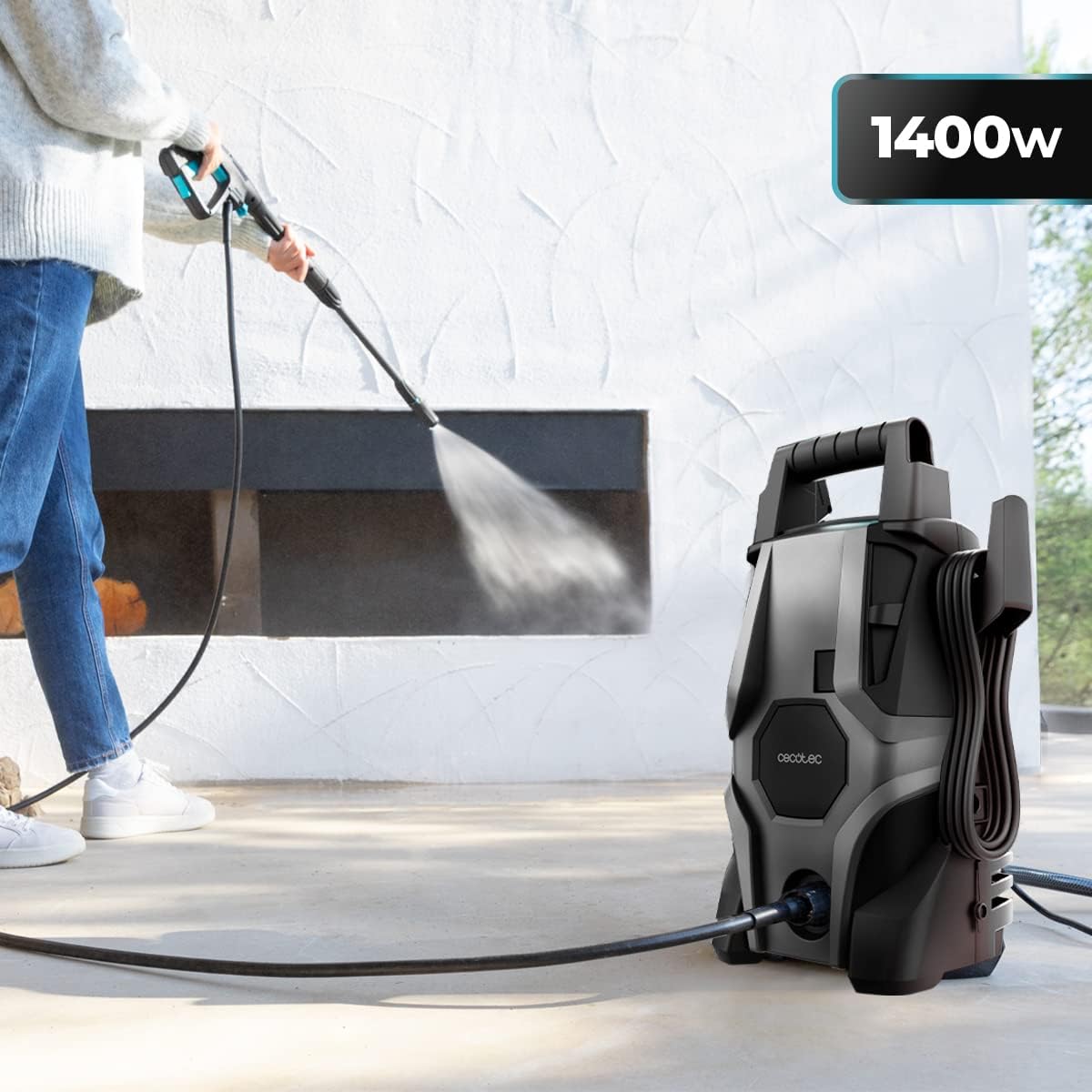 Hochdruckreiniger HydroBoost 1400 Essential, 1400 W / 1 Düsen + Seifenflasche