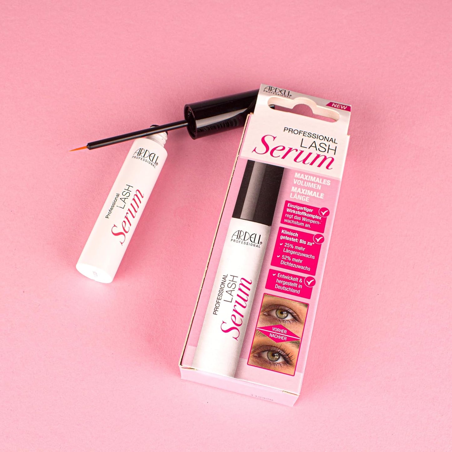 Wimpernserum mit Panthenol & Caffein