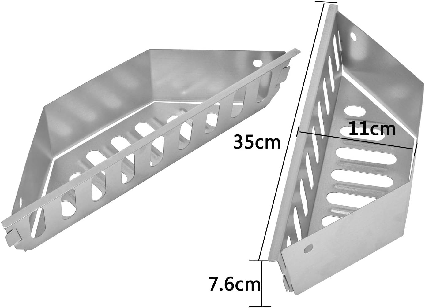 Holzkohlekörbe FPA5133-SS2 für direkte/indirekte Hitze, 2 Stück, FPA5133-SS2