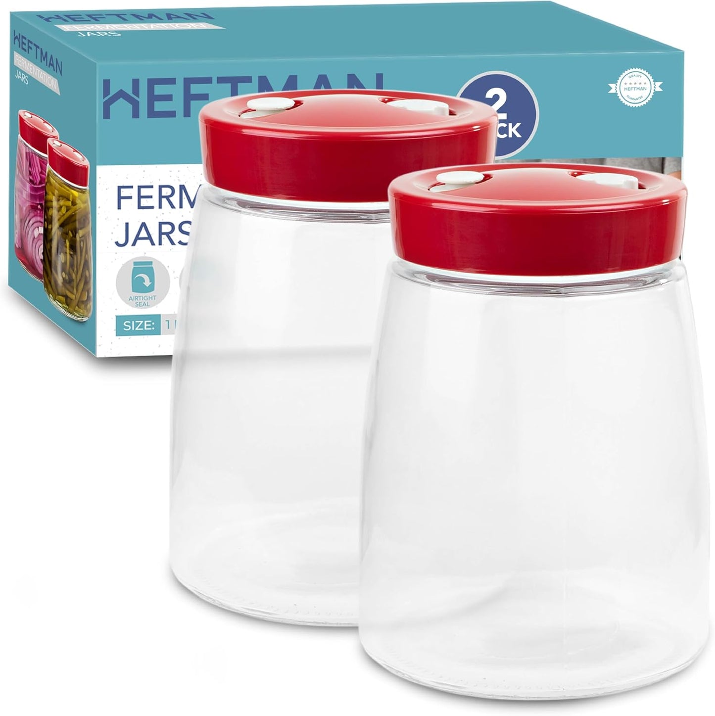 Gärglas-Set mit Entlüftungsventil