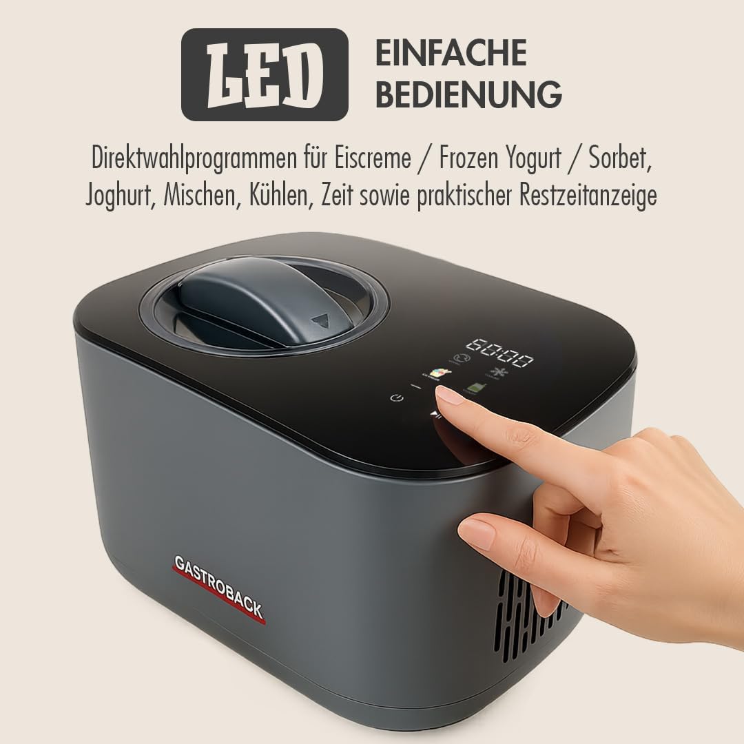 Eismaschine mit Joghurtfunktion
