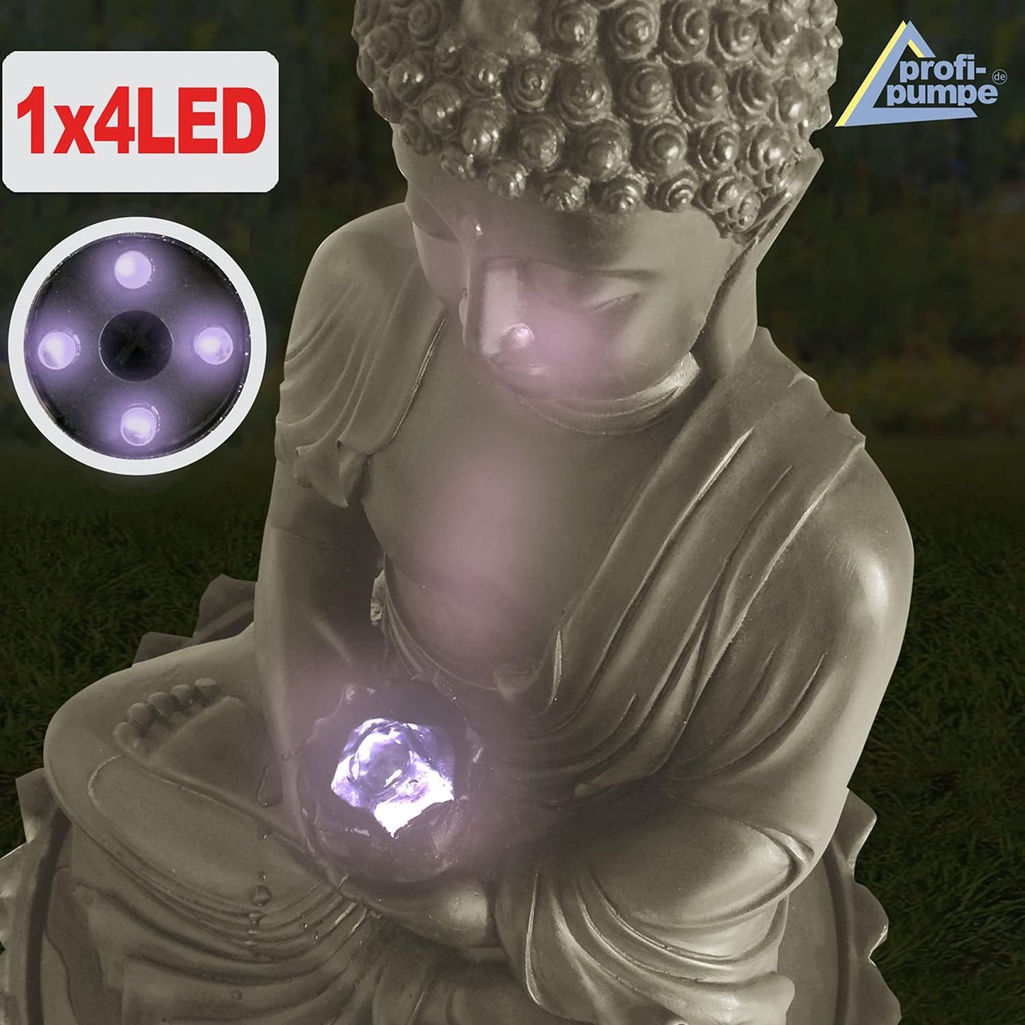 Solarbrunnen Buddha