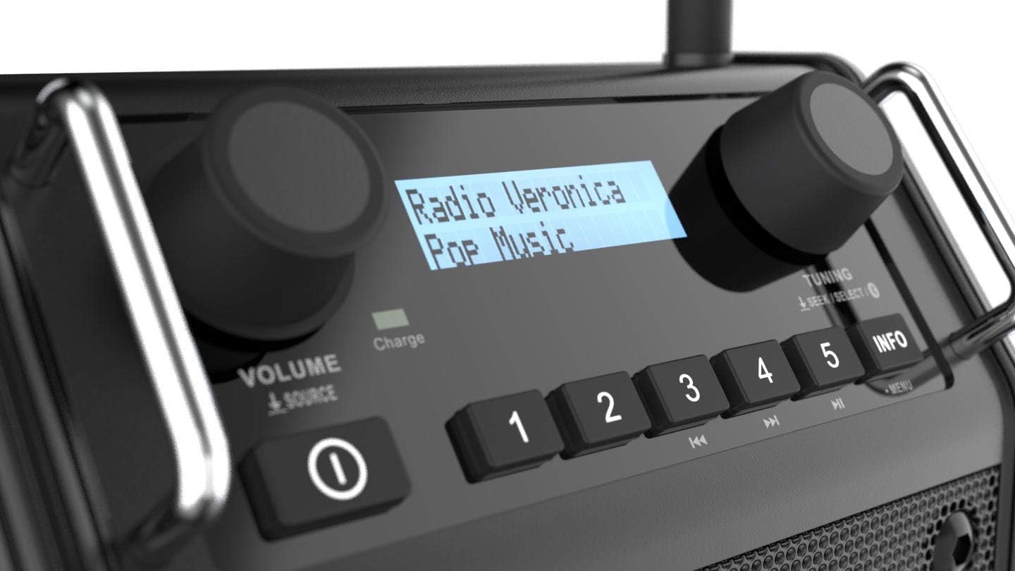Baustellenradio DABPRO mit DAB+ und Bluetooth