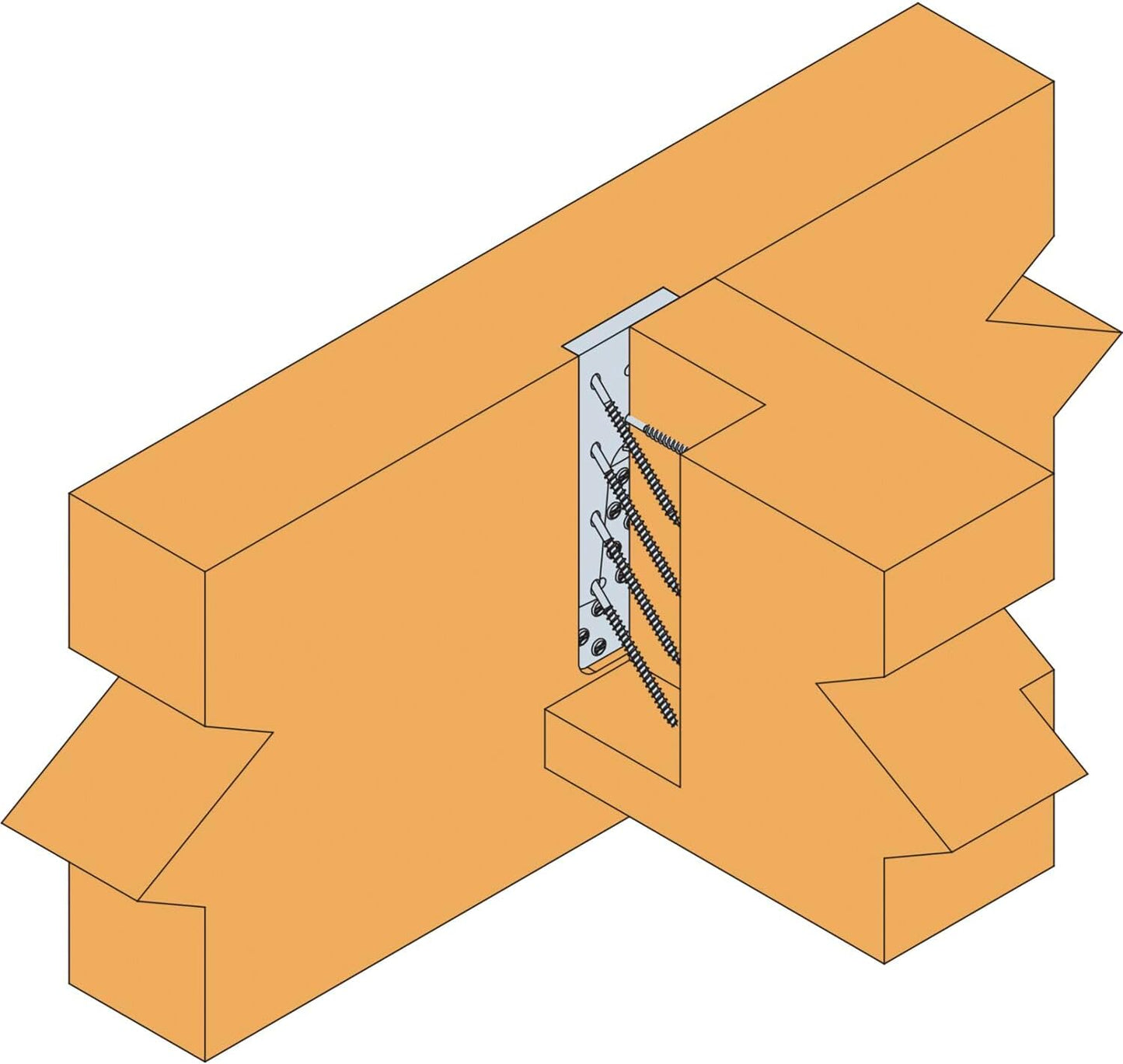 Hirnholzverbinder ETB190-B Aluminium mit Zulassung