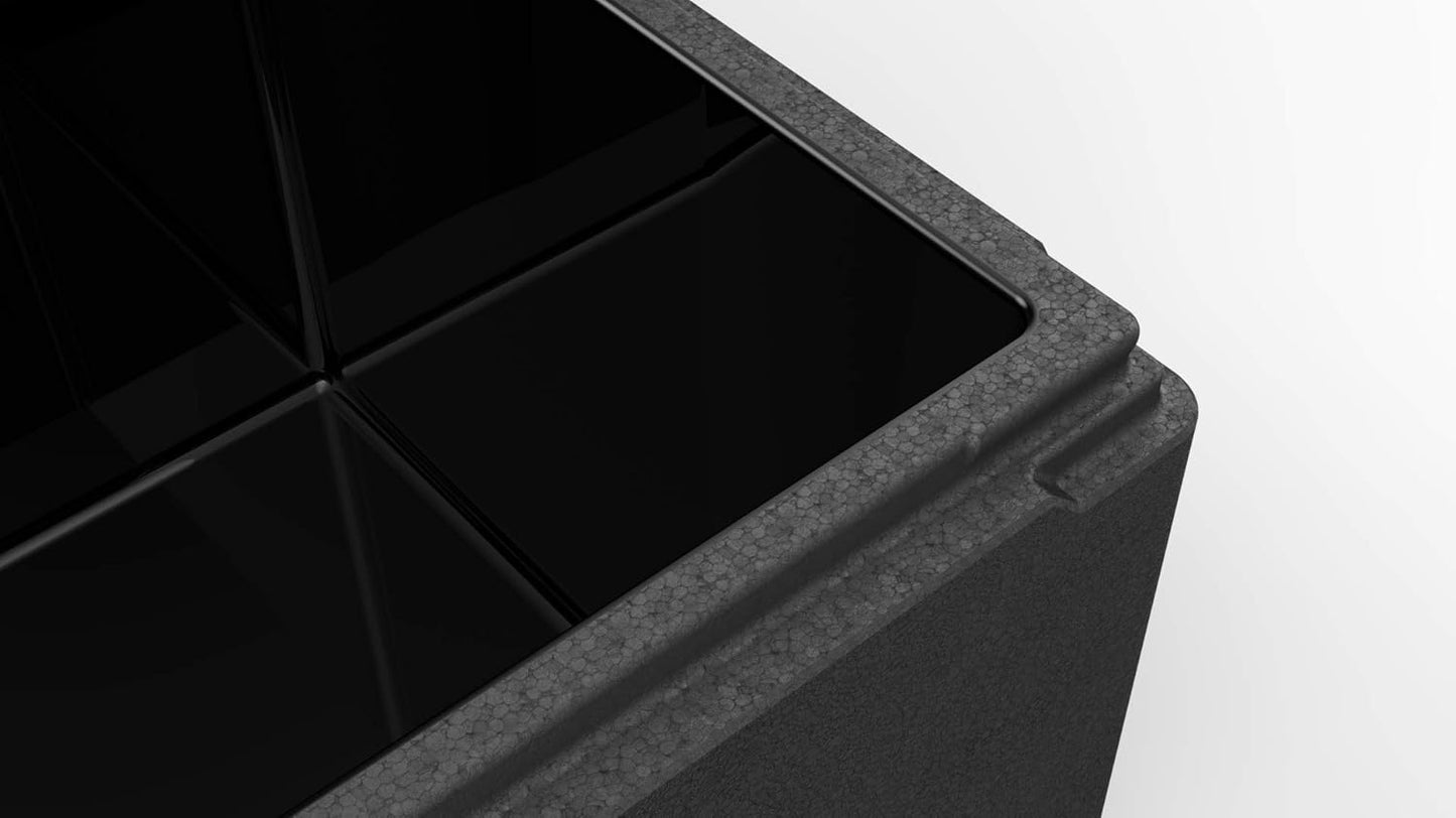 Thermobox GN 1/1 für Essen, Schwarz