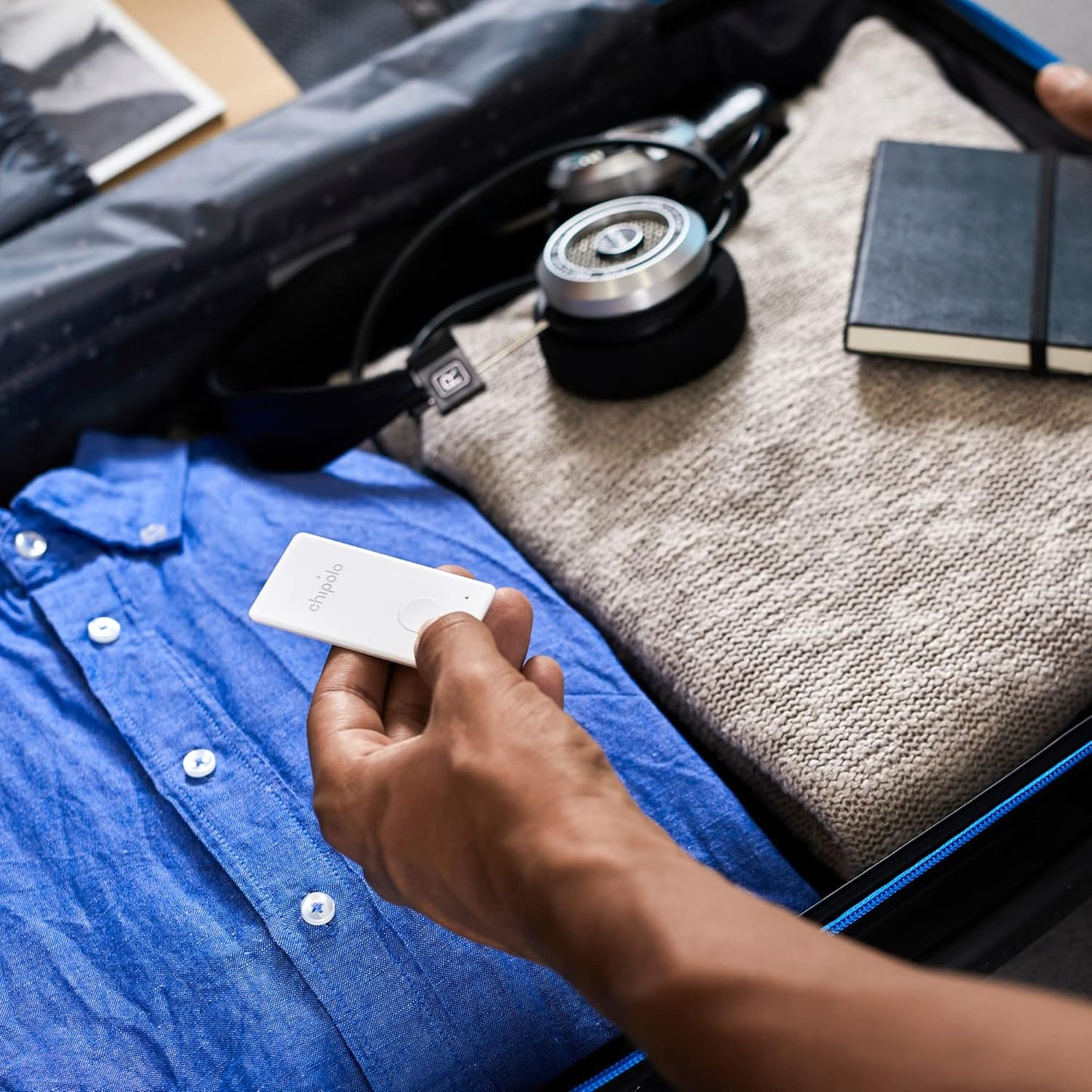Brieftaschenfinder Bluetooth Tracker mit App-Unterstützung, CARD|Weiss KARTE
