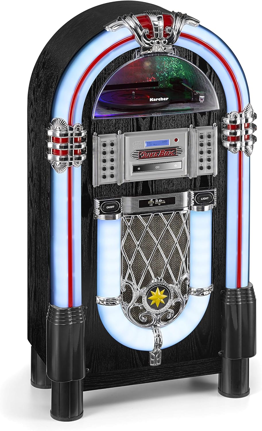 JB 6608D, UKW / DAB+ - CD Player / Plattenspieler / Bluetooth