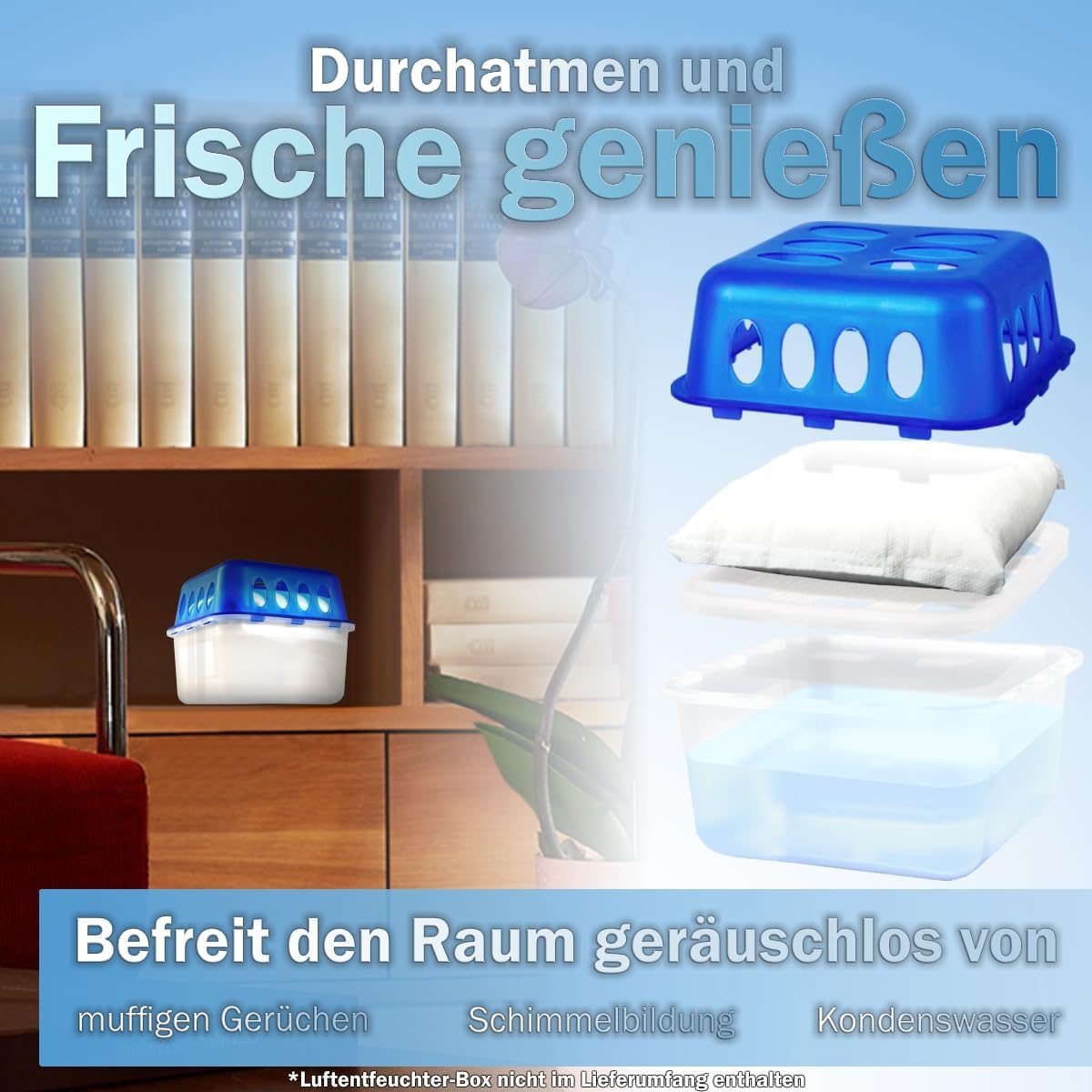 Luftentfeuchter Nachfüllpack-Set, 18x Nachfüllpack 400g