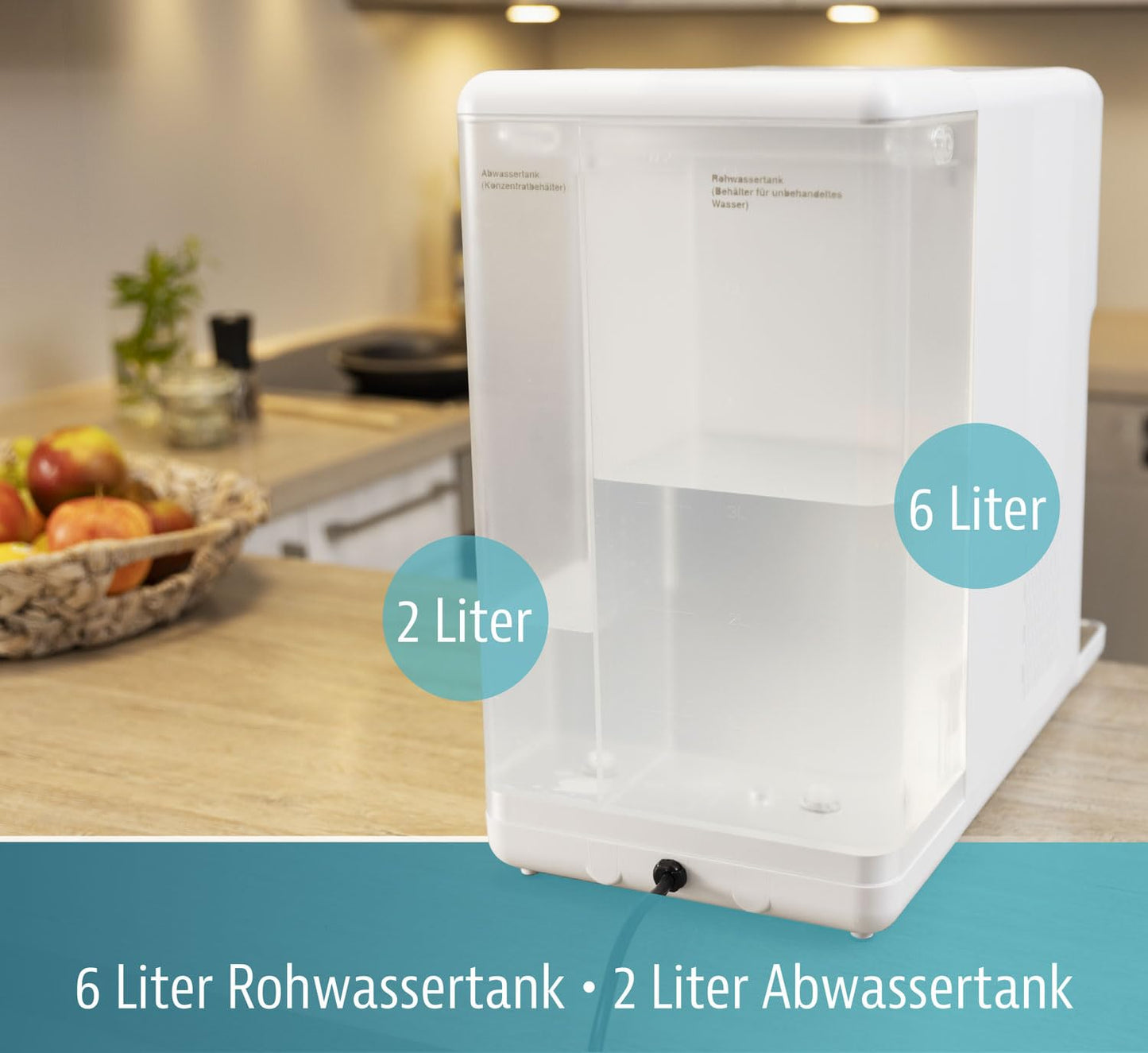 Osmose-Wasserfilter, Weiß