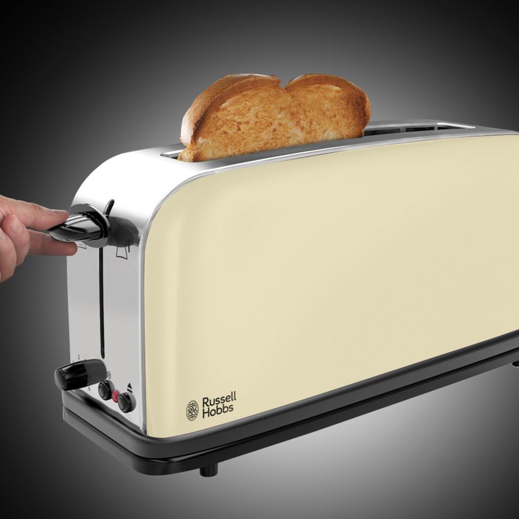 Langschlitz-Toaster mit Brötchenaufsatz