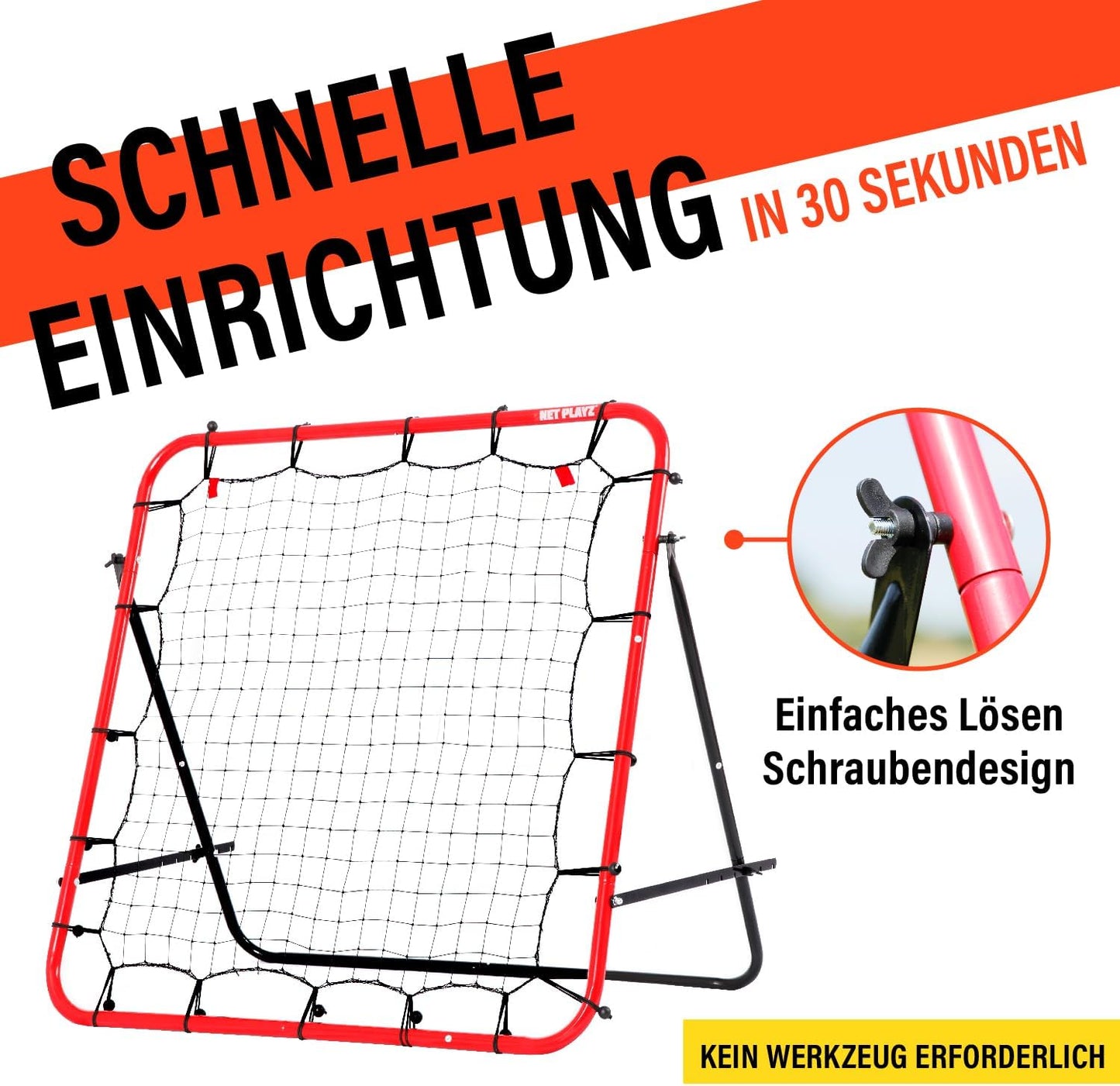 Rebounder für Fussball 100x100 cm