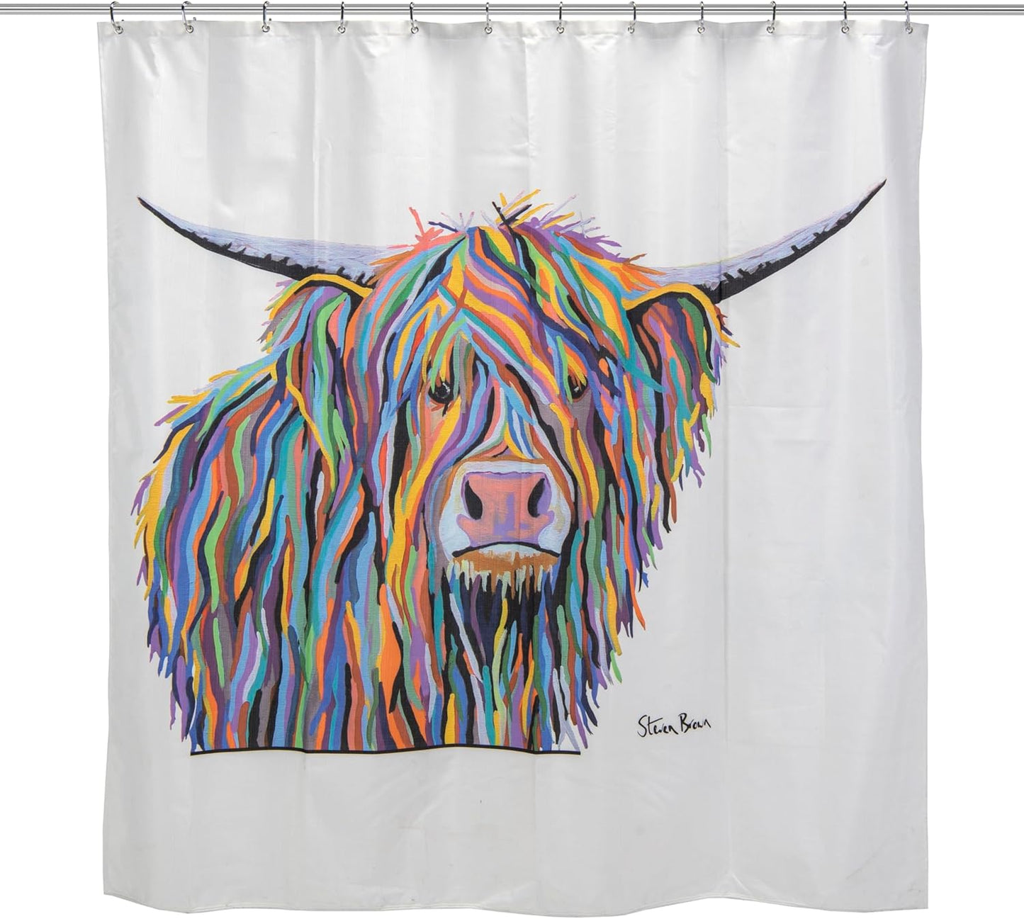 Duschvorhang mit Kunstmotiv, Angus McCoo Duschvorhang