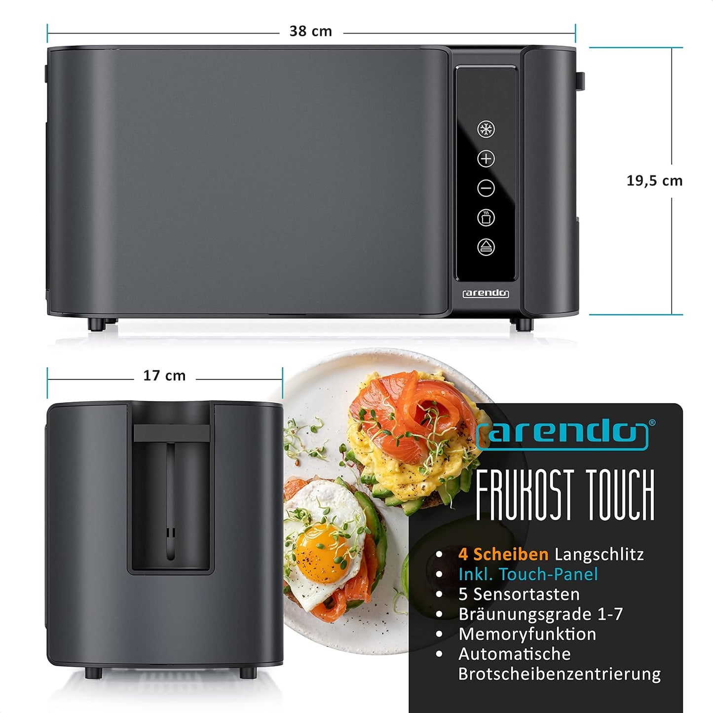 Wasserkocher-Toaster-Set, B: Set 2