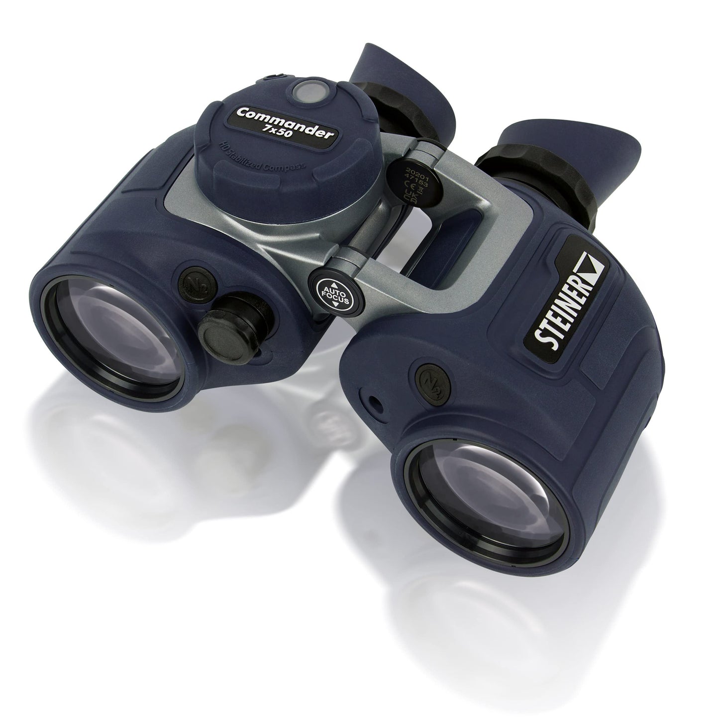 Marine-Fernglas Commander, mit Kompass