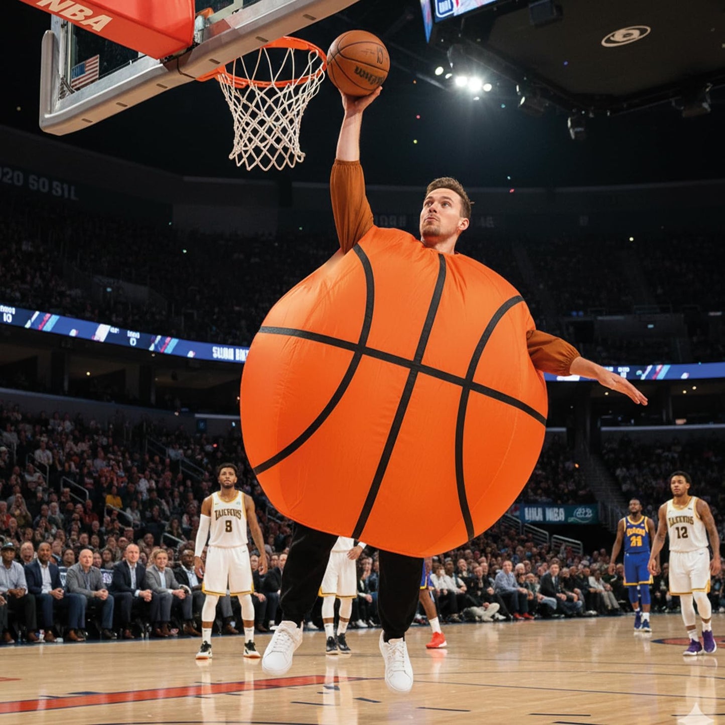 Aufblasbares Basketballkostüm, Basketball