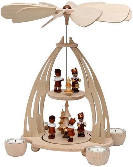Tischpyramide Bergleute, 35 cm hoch, Bergleute