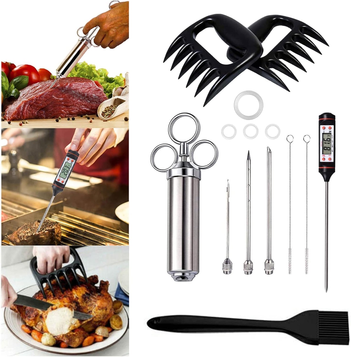BBQ Bratenspritzen-Set