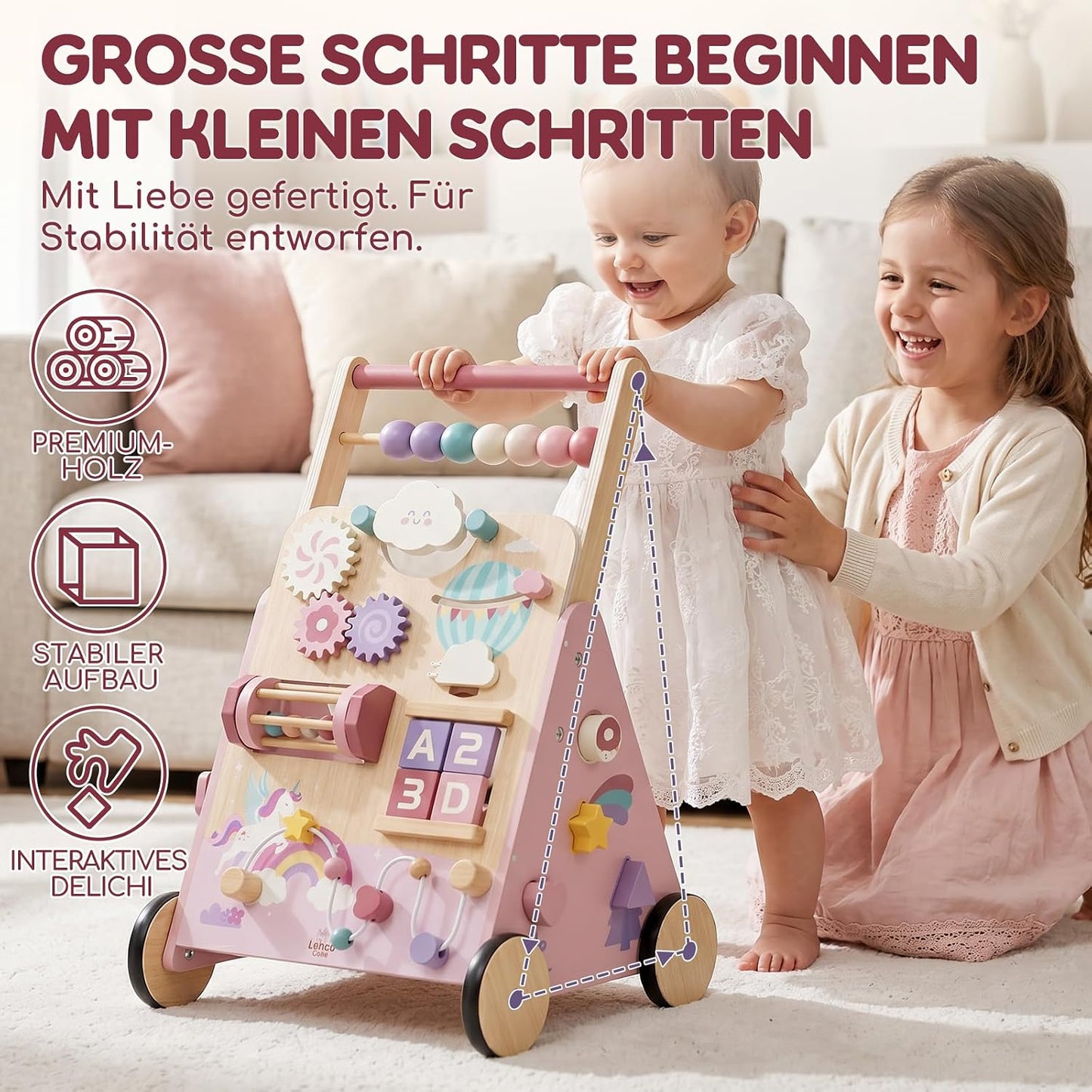 Einhorn-Laufwagen