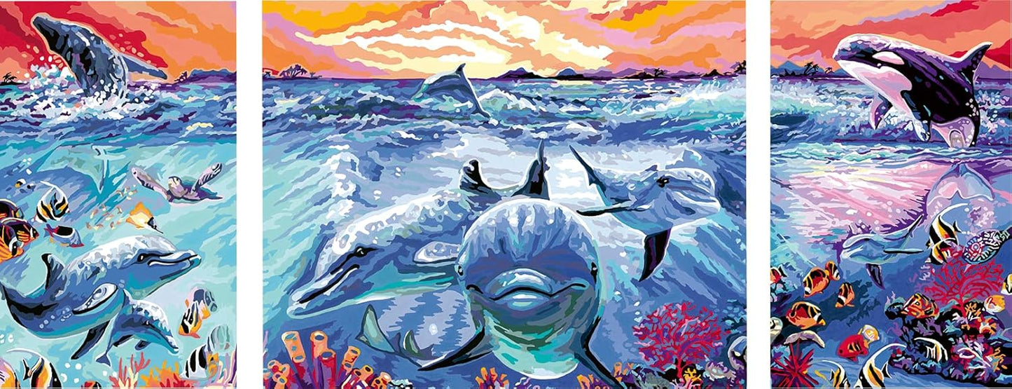 CreArt Dolphins at Sunset, Neue Version