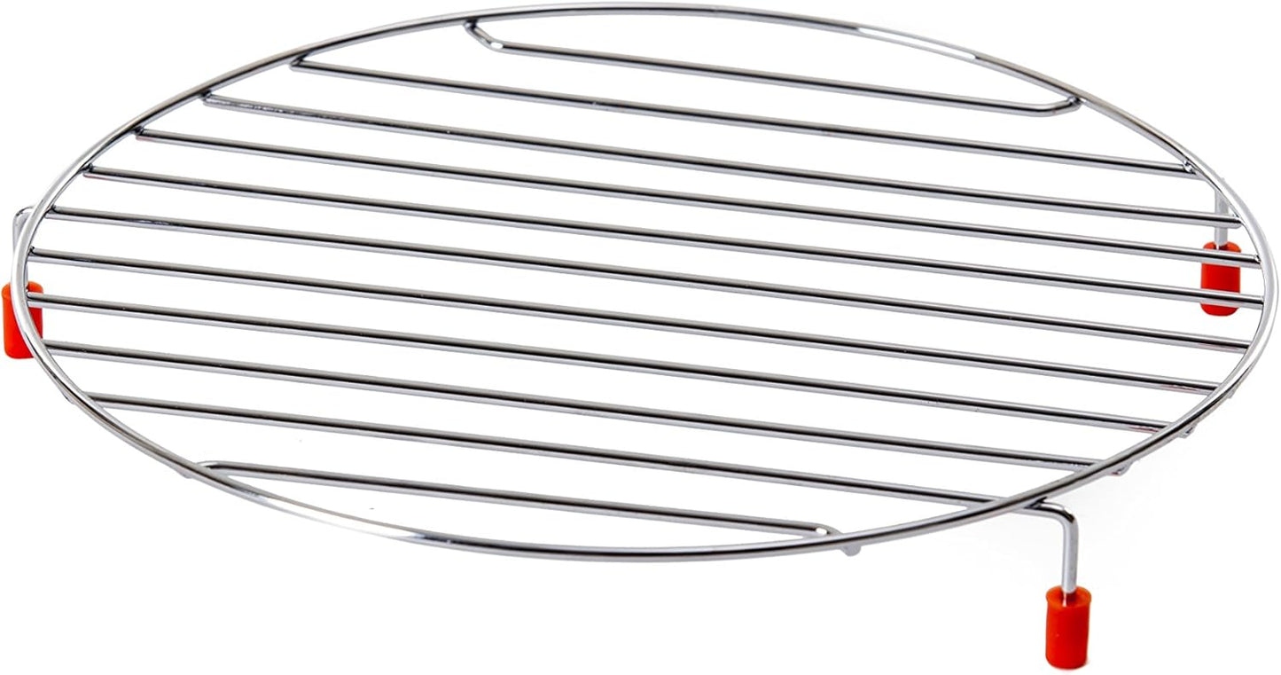 2-in-1 Mikrowelle R742INW mit Grill und LED-Display, Silber, Single