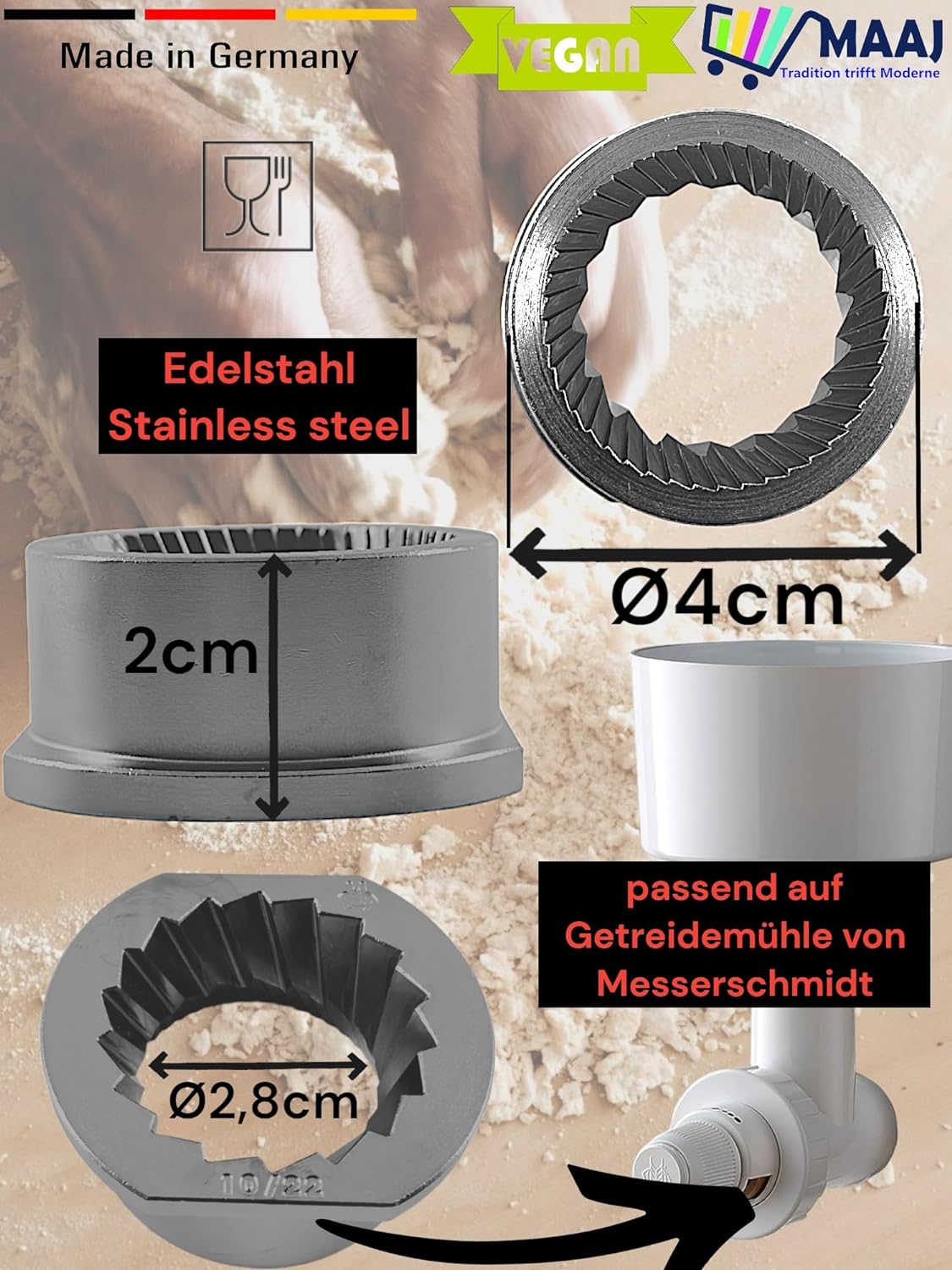 Getreidemahlvorsatz