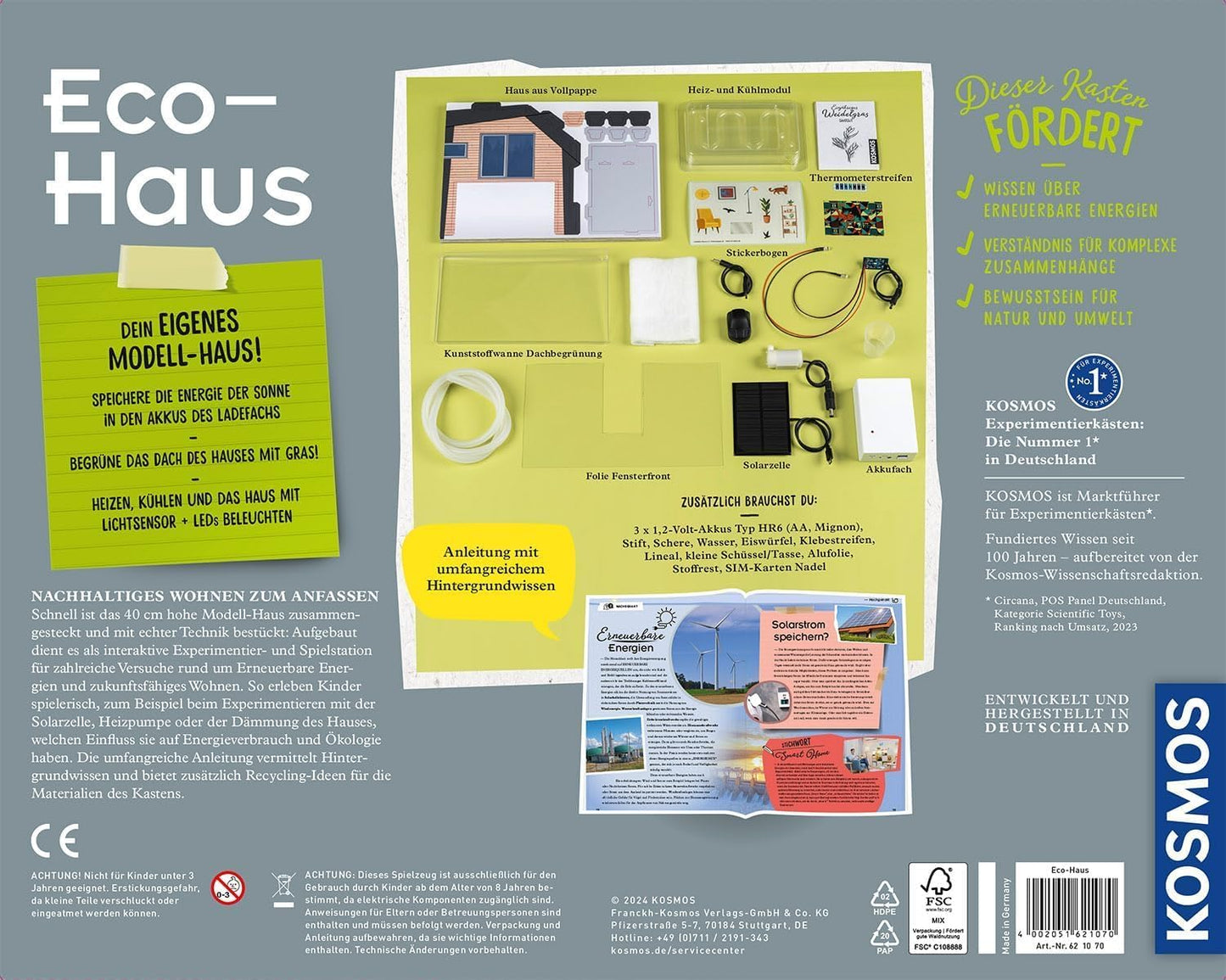 Eco-Haus Experimentierkasten ab 8 Jahren