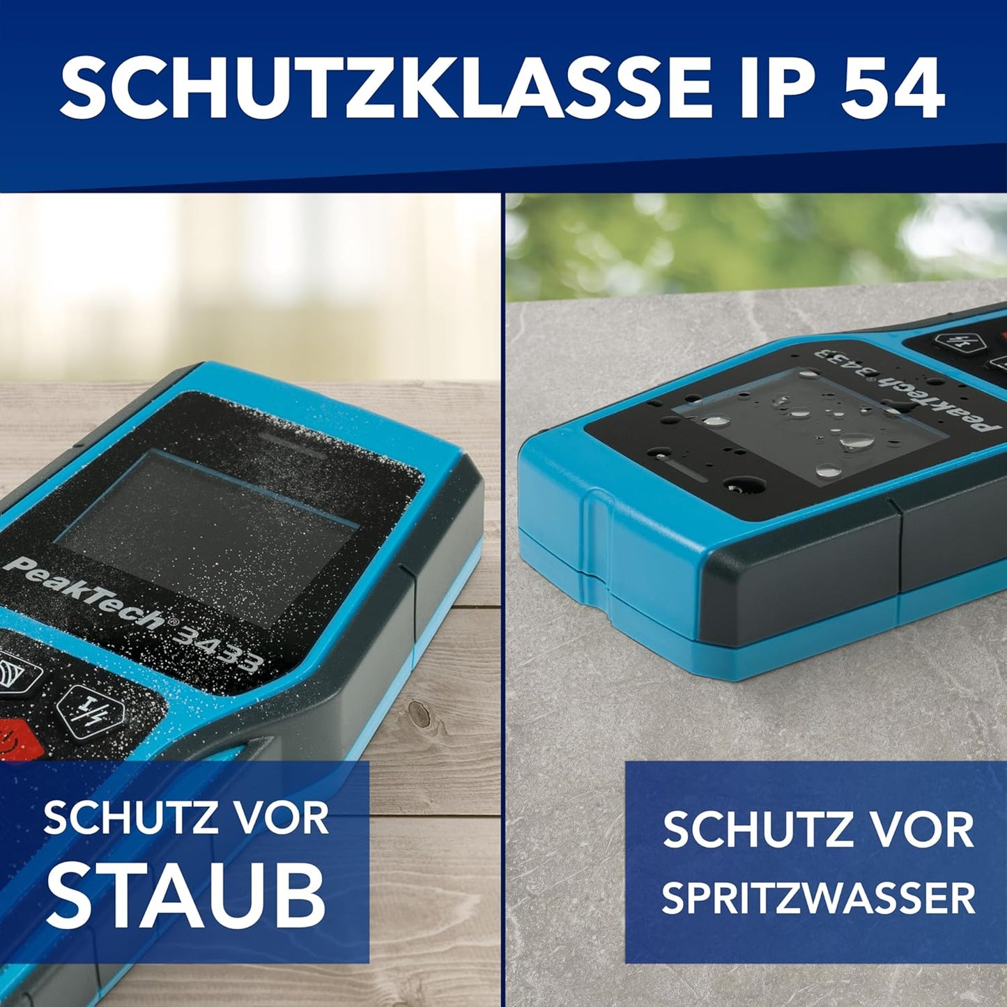 P3433 Leitungssuchgerät mit Selbstkalibrierung und LED-Anzeige, Single