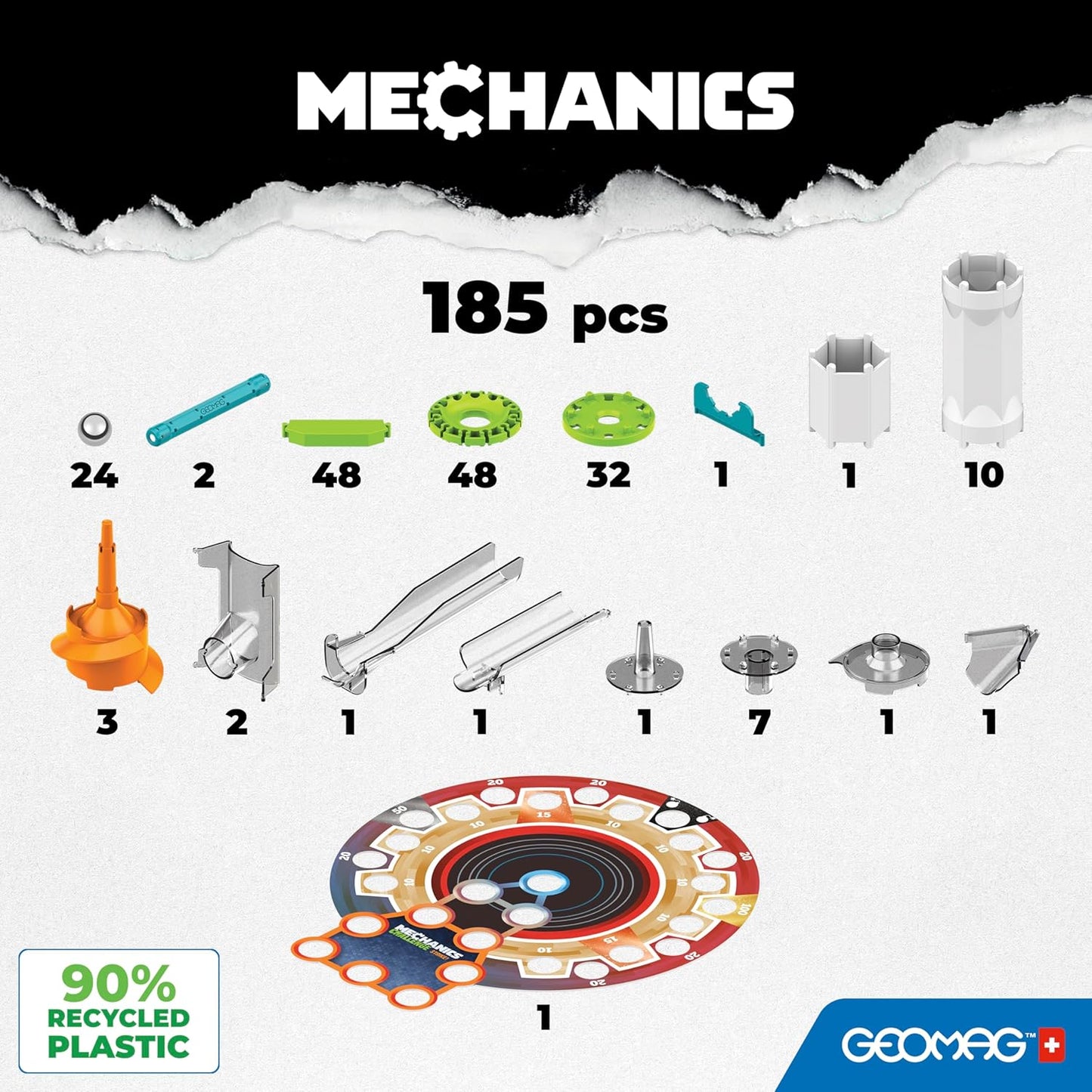 Mechanics Challenge Strike - Magnetisches Konstruktionsspiel