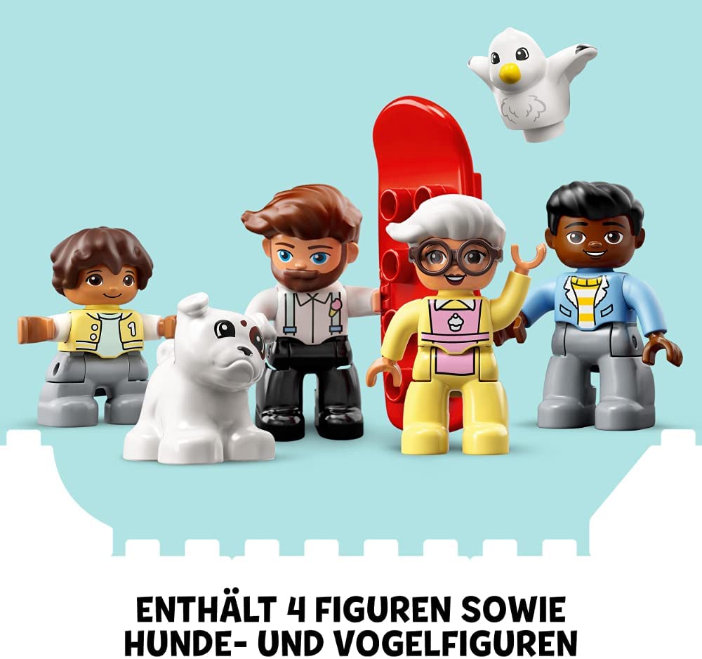 10948 DUPLO Parkhaus mit Autowaschanlage, Konstruktionsspielzeug, Single Standard Verpackung