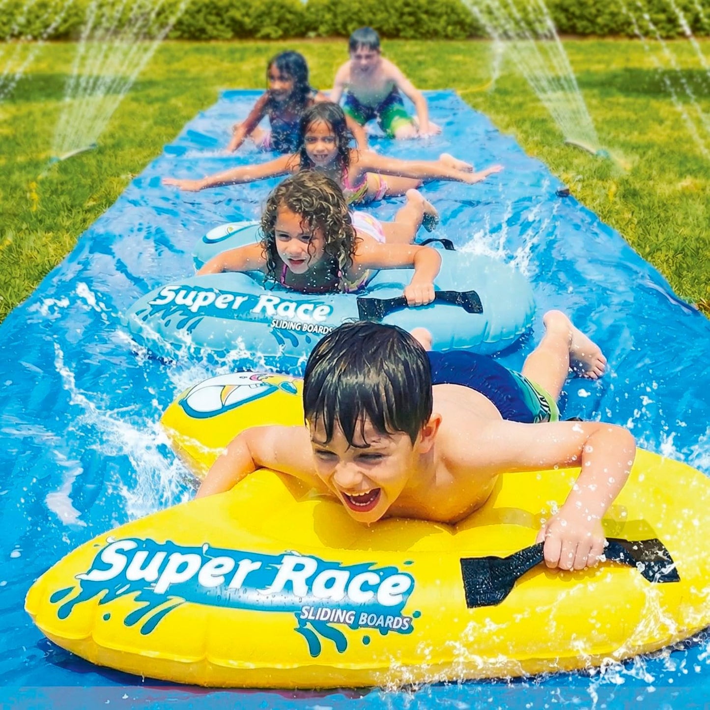 2er-Set Aufblasbare Bodyboards für Kinder, Bodyboards