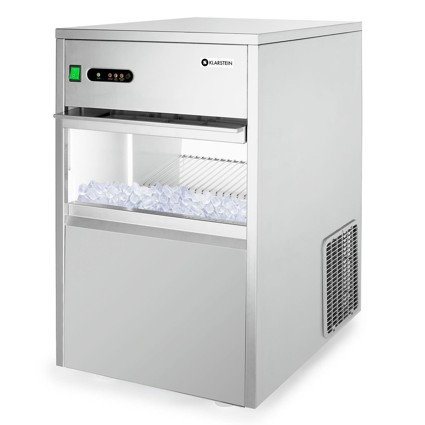 Eiswürfelmaschine Powericer XXL, 25kg/24H Silber