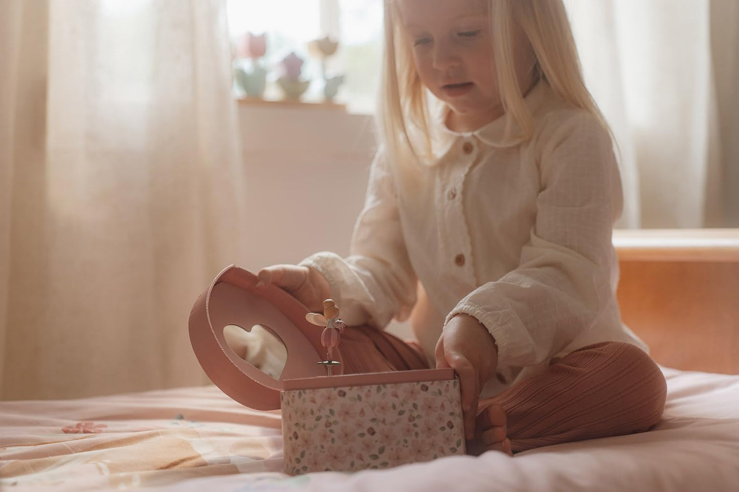 Schmuckdose mit Musik Fairy Garden