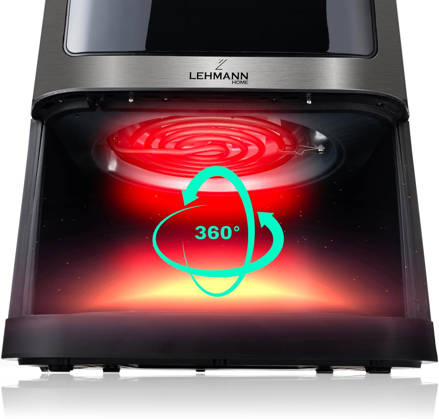 Heissluftfritteuse Air Fryer ‎LHODF-1435 mit Sichtfenster, 12 Programmen & Timer, 8L mit Sichtfenster v2