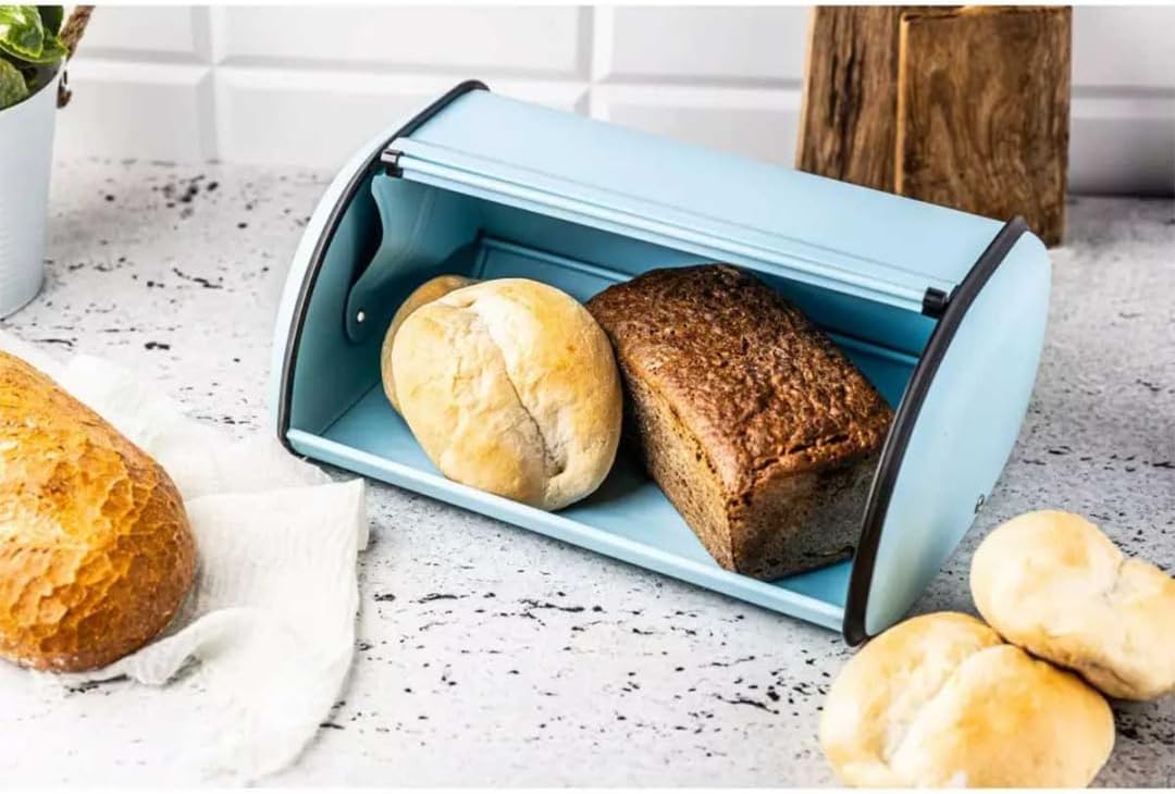 Brotkasten, Blue 44 cm x 27 cm x 18.5 cm