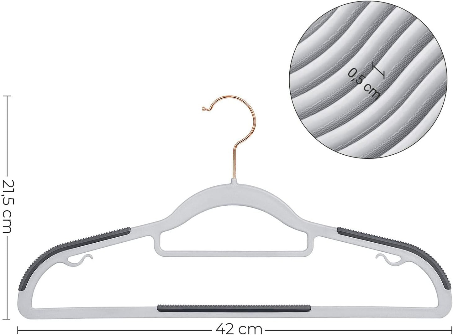 30er-Set Kleiderbügel