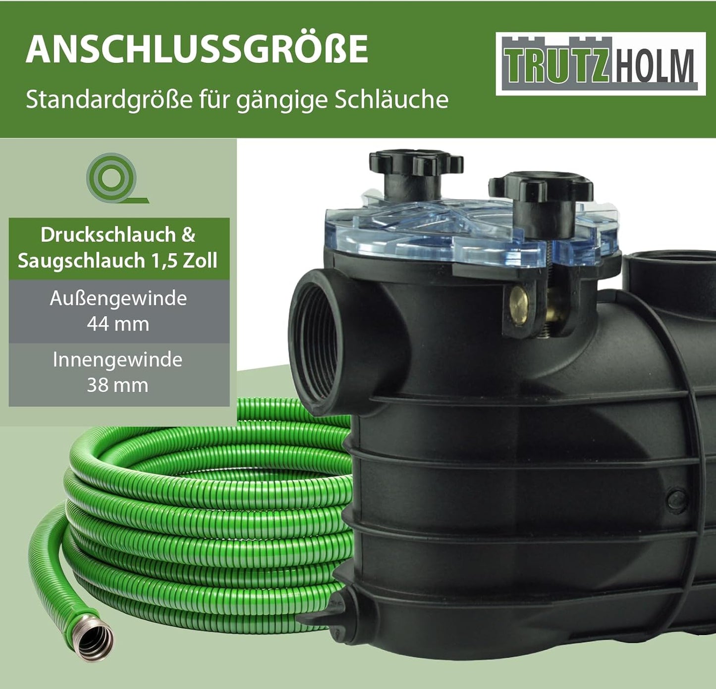 Schwimmbadpumpe, 550W / 10m³l/h