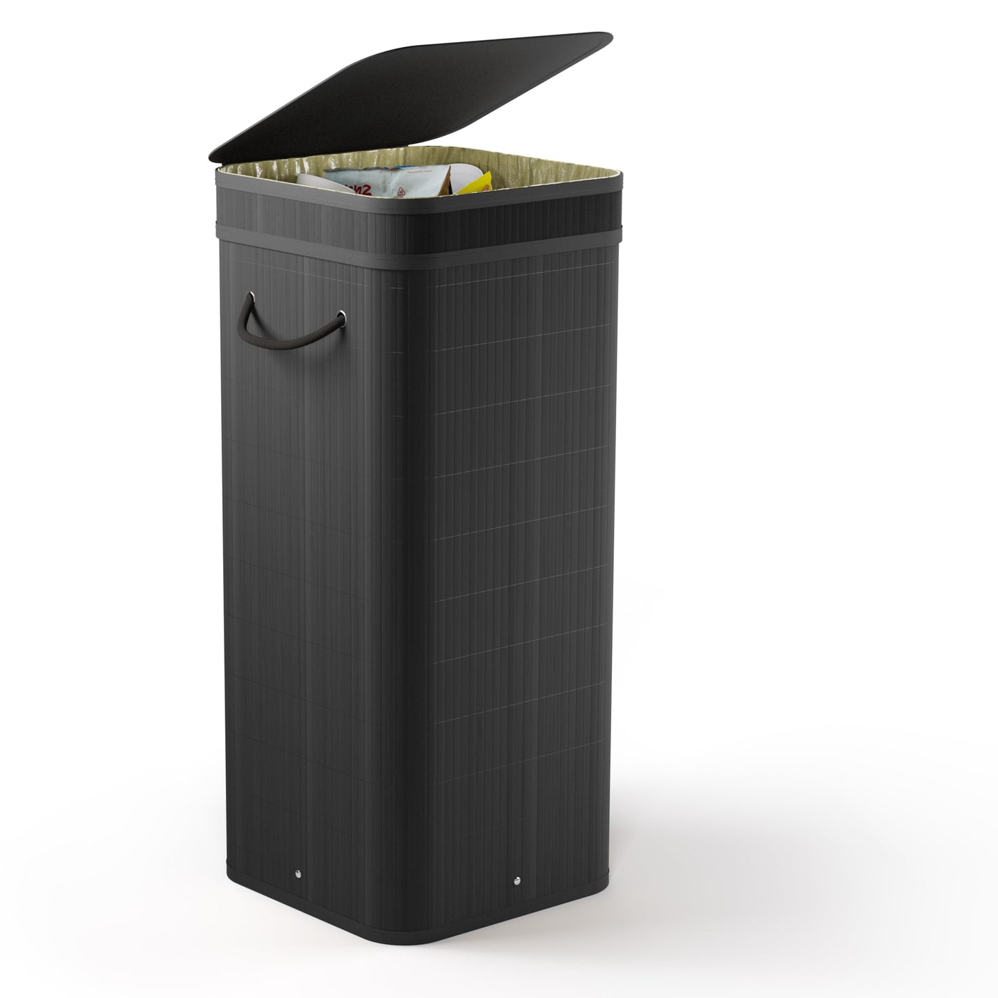 Mülleimer, 80L, Schwarz