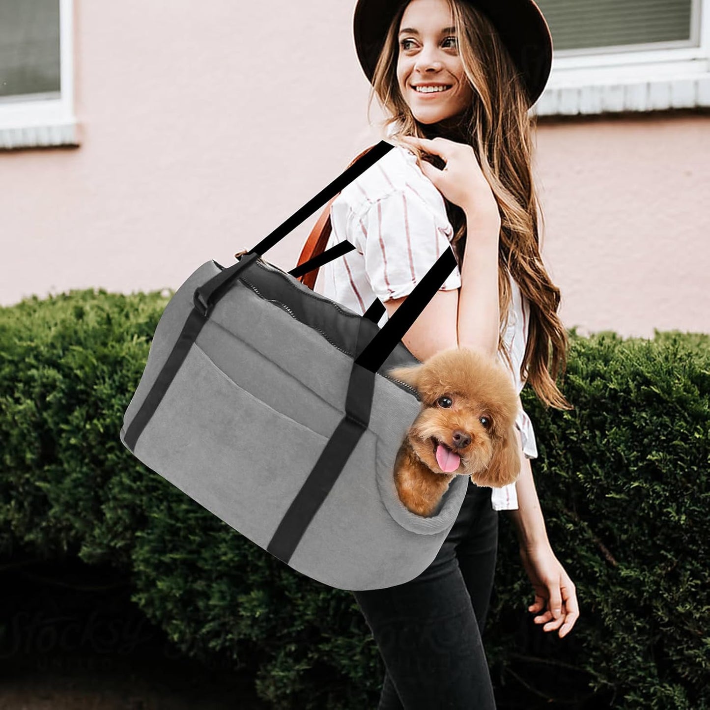 Tragetasche, L 38 x B 22 x H 38 cm / Gray