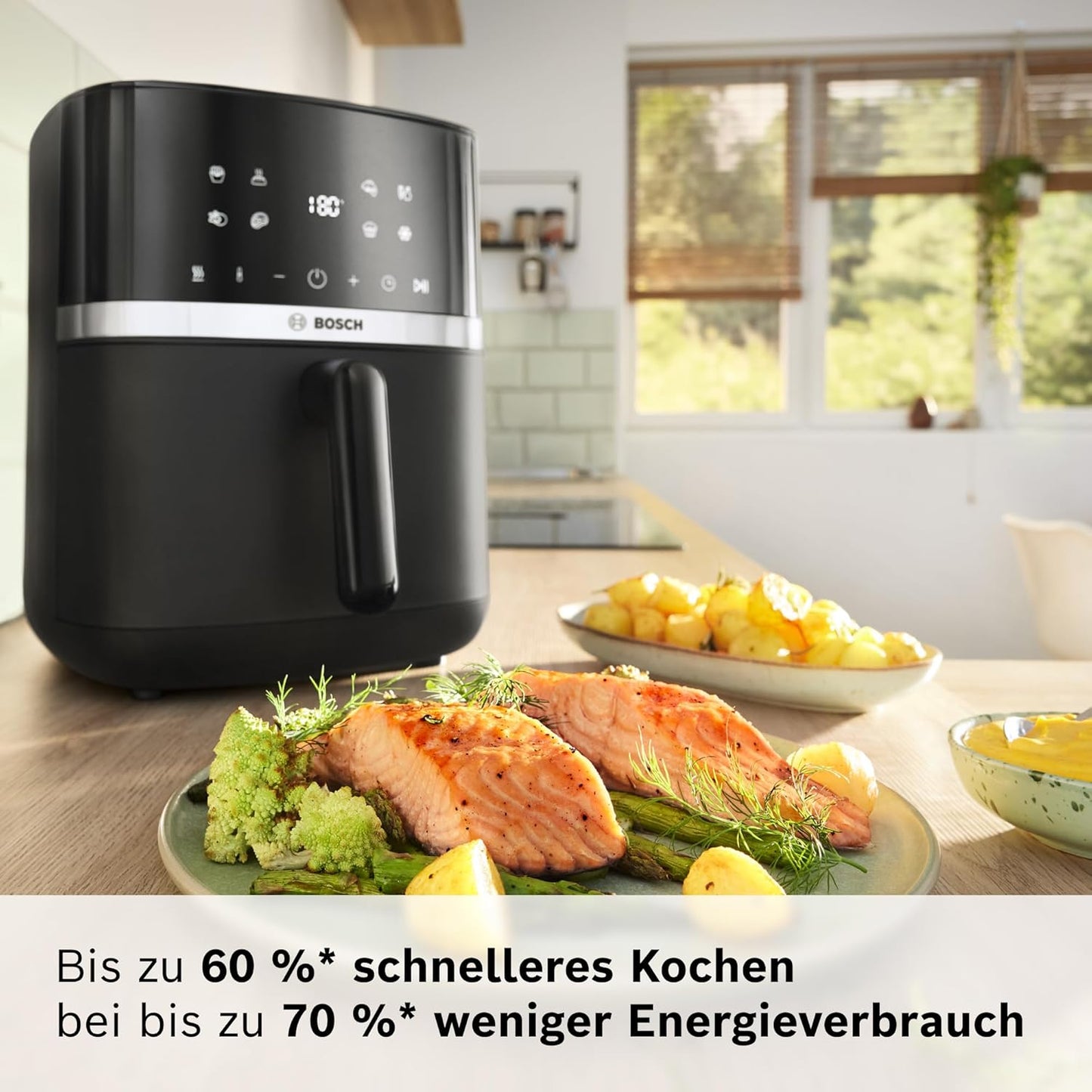 Heissluftfritteuse MAF462B0, Schwarz