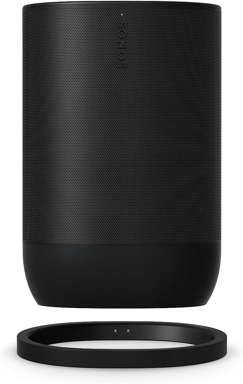 Move 2 mit WLAN, Bluetooth, kompatibel mit Amazon Alexa, Schwarz